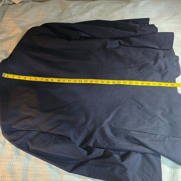 Jos. A. Bank 1905 Tailored Fit Navy Pinstripe Wool Suit Coat 46R - Picture 15 of 15